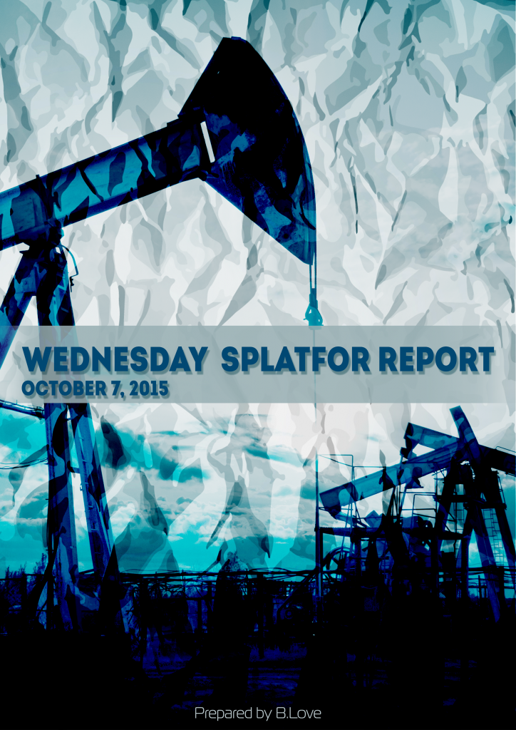 Wednesday SplatFor Report - Oct. 7, 2015