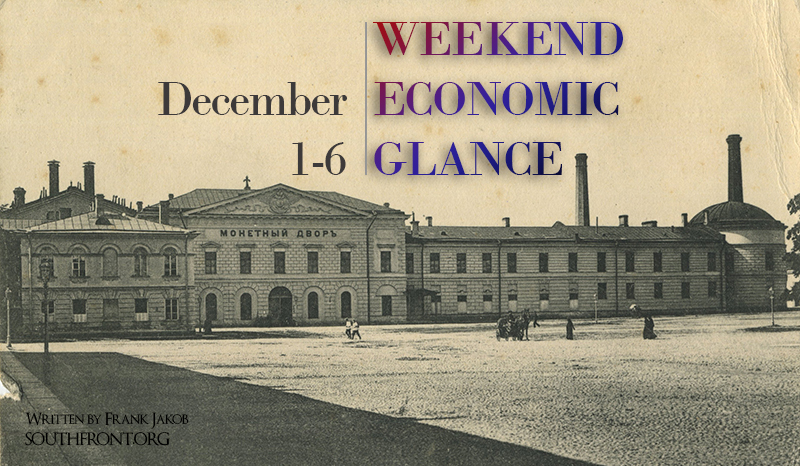 Weekend Economic Glance, Dec. 1-6