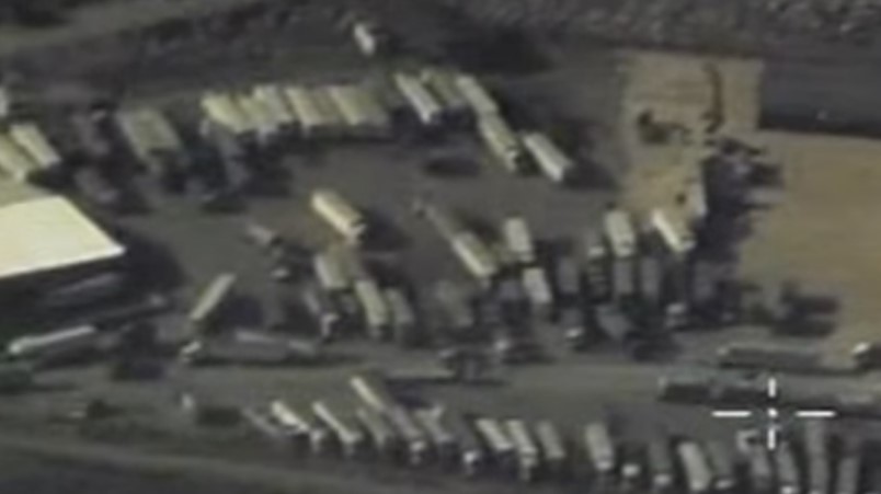 Russia's intelligence Spots 12,000 oil tankers & trucks on Turkey-Iraq Border