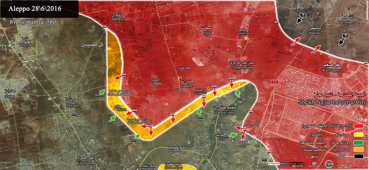 Syrian Army Restores Control of Strategic Mallah Farms near Aleppo City