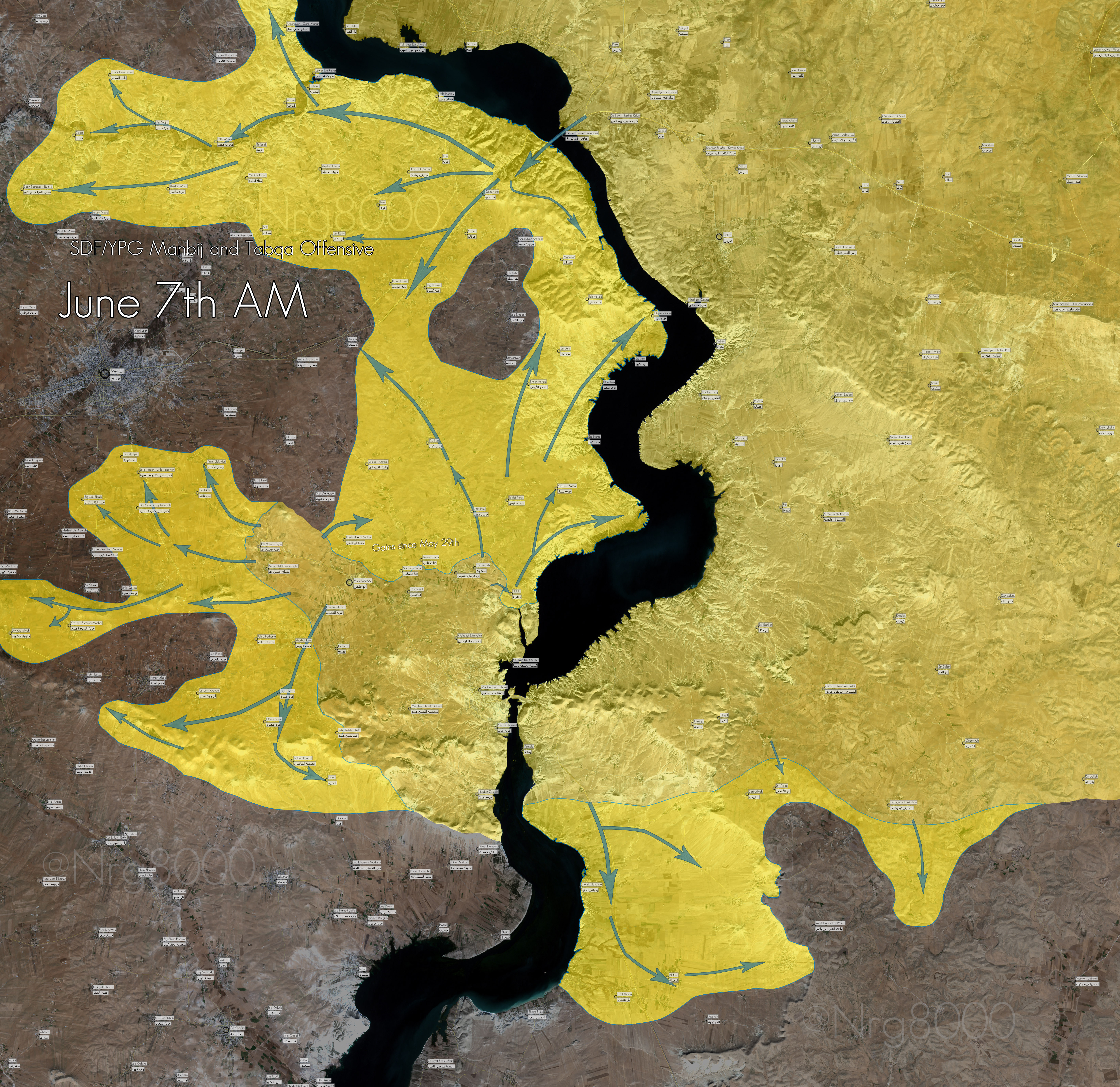 Syrian Democratic Forces in 5 Km from Manbij