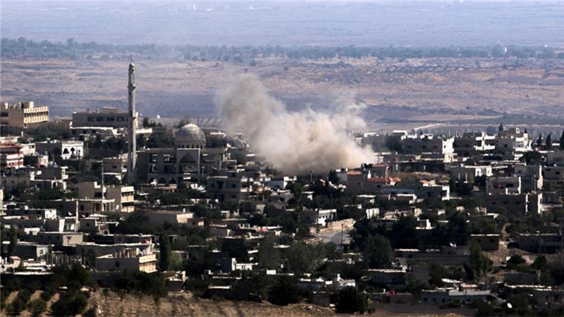 Israeli Air Strike Hit Syrian Town near Golan Heights?