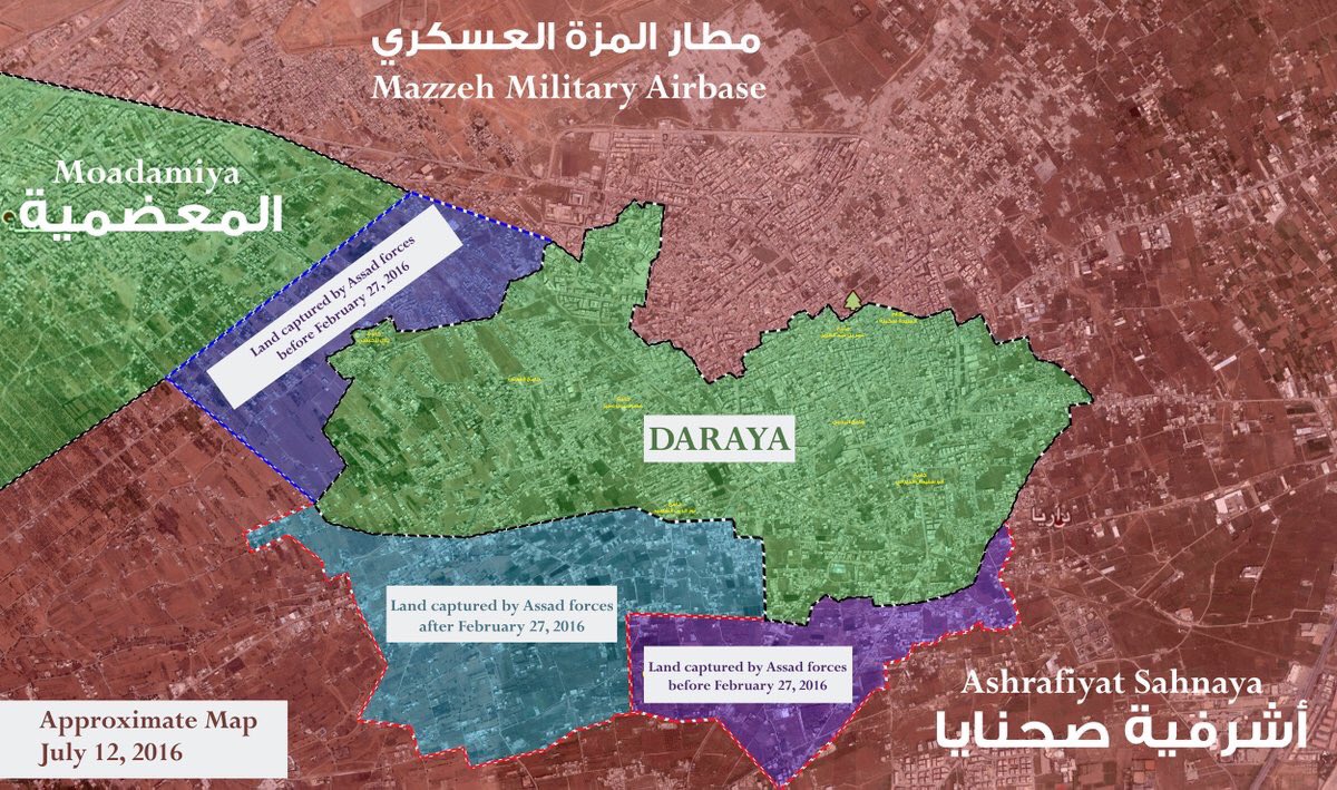 Syrian Army Conducting Urban Warfare Operations in Daraya
