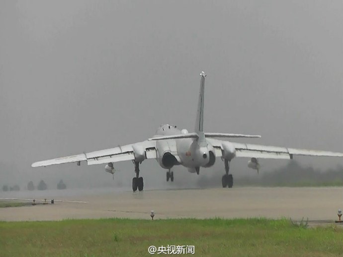 Beijing Uses Its Nuclear Capable H-6K Bomber to Patrol over South China Sea