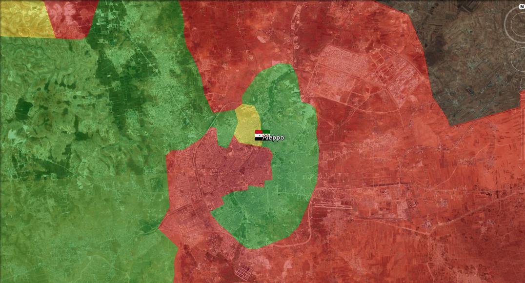 Syrian Army & Kurdish YPG Complite Encirclement of East Aleppo
