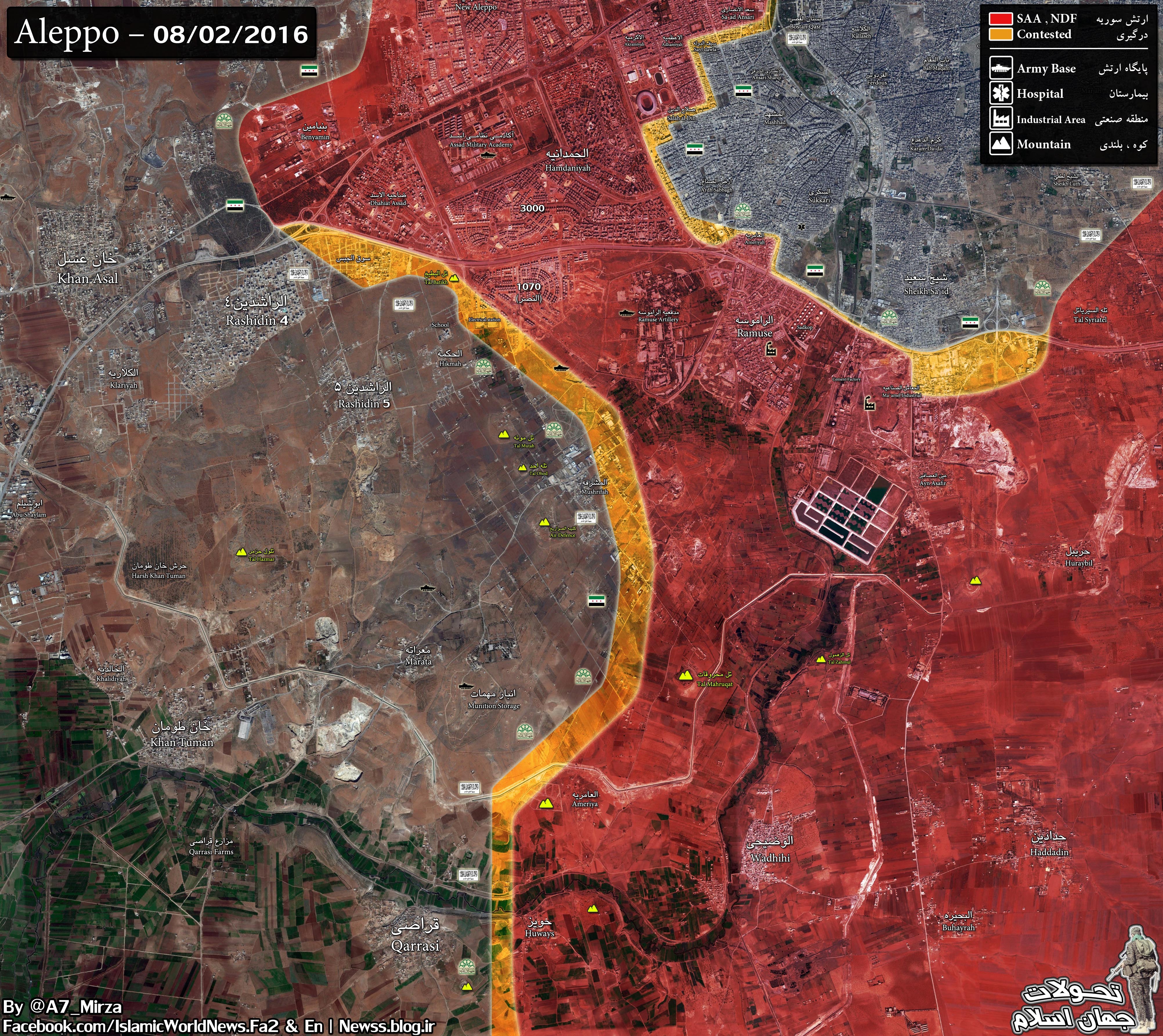 Militants Launch New Phase of Their Attack to Lift Siege from Eastern Aleppo