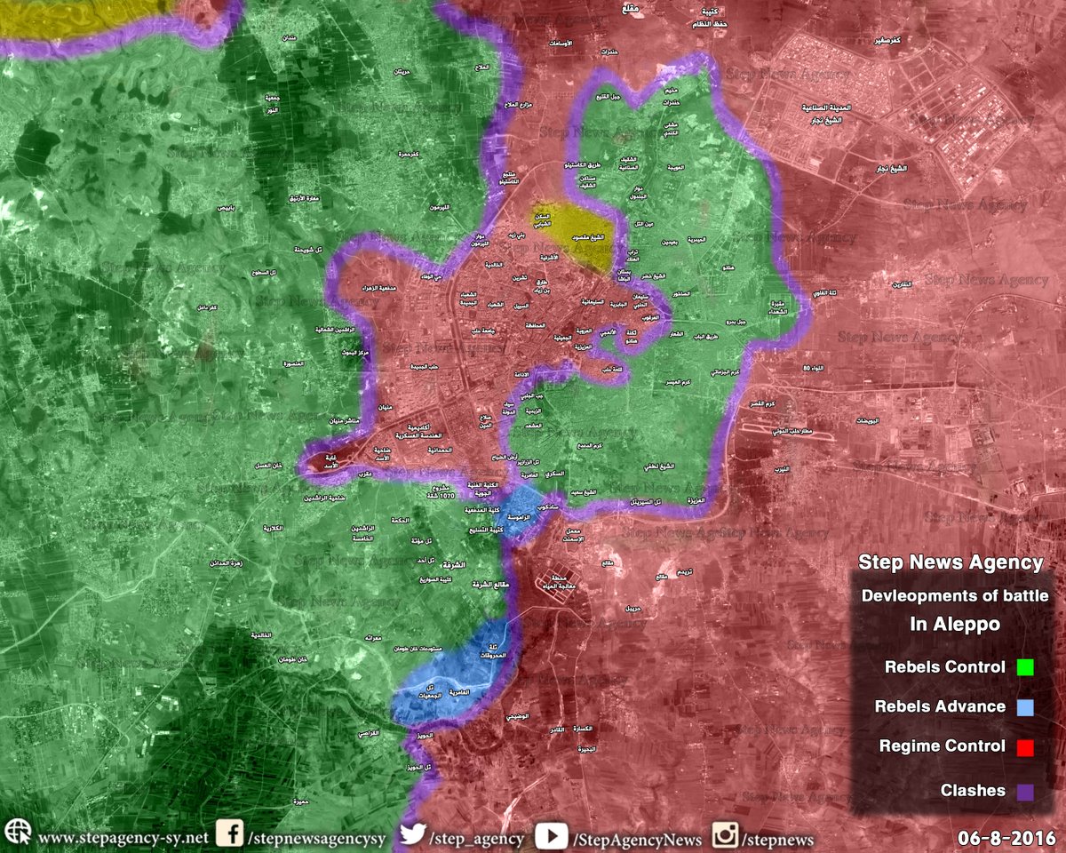 Jihadists Claim to Break Siege of Aleppo, Open Alramousa Road. Govt Forces Deny