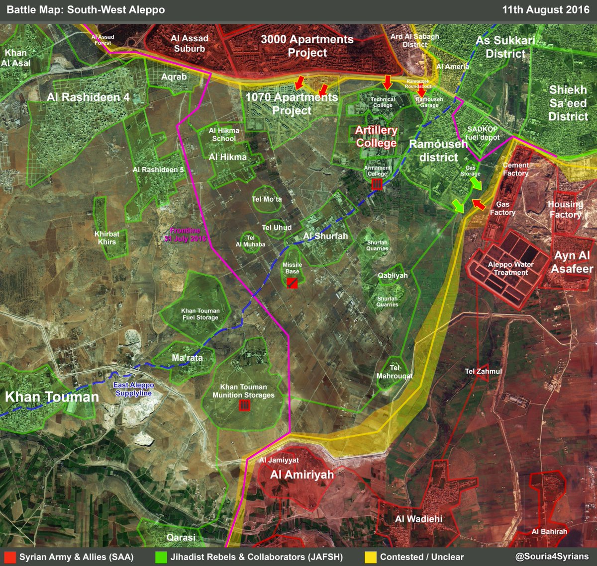 Detailed Look at Clashes for Strategic Ramouseh Roundabout in Aleppo City (Maps, Photos)