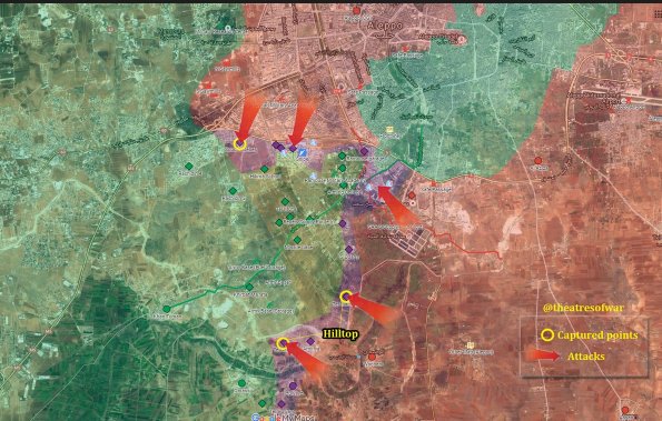 Oreview of Military Situation in Aleppo City on August 11-12 (Maps, Photos)