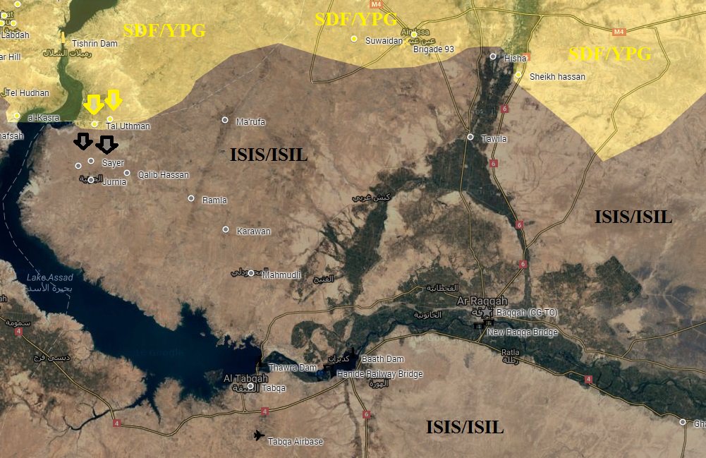 SDF Conducting Operations at Both Banks of Euphrates River despite Turkey's Warnings