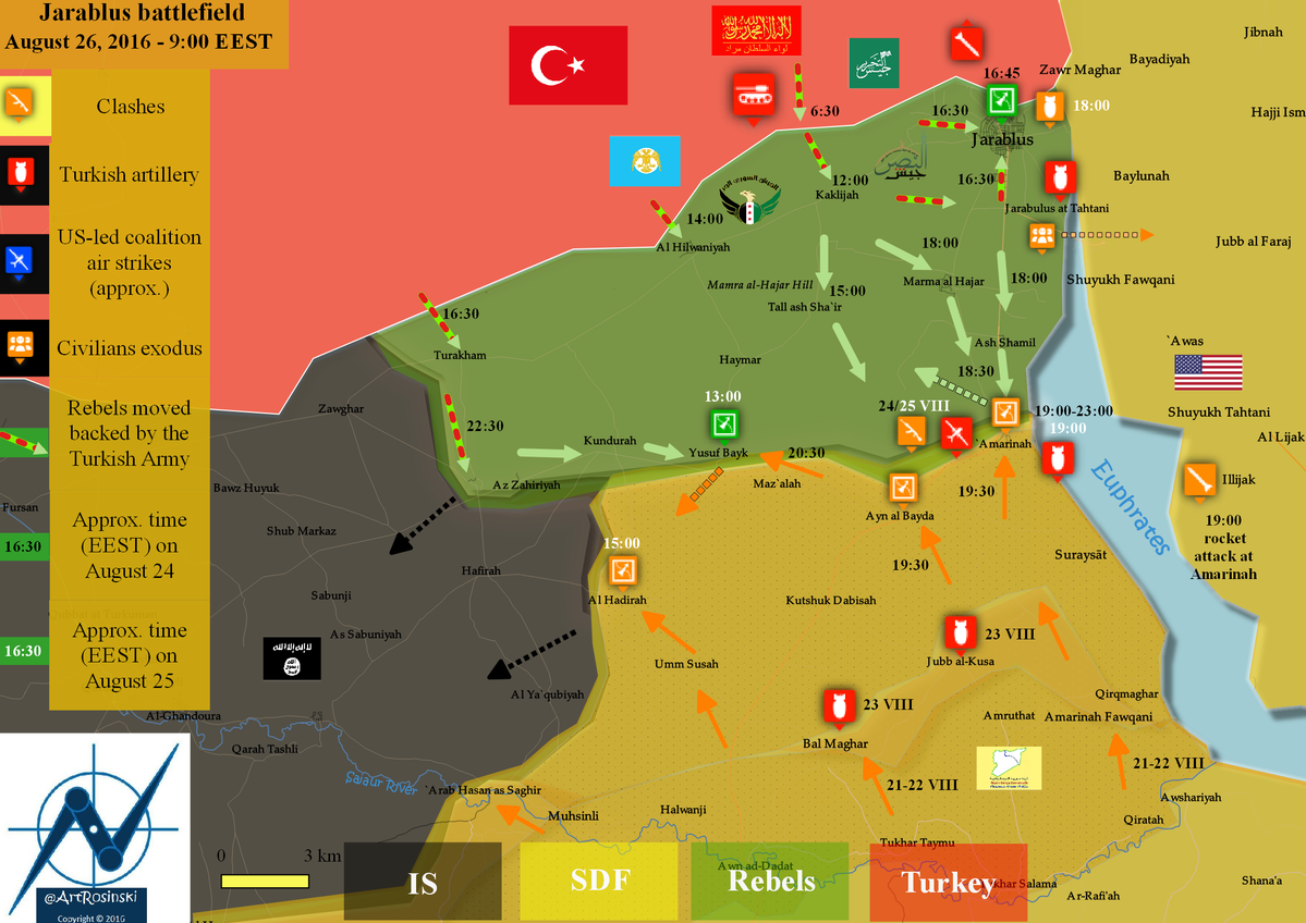 SDF Conducting Operations at Both Banks of Euphrates River despite Turkey's Warnings