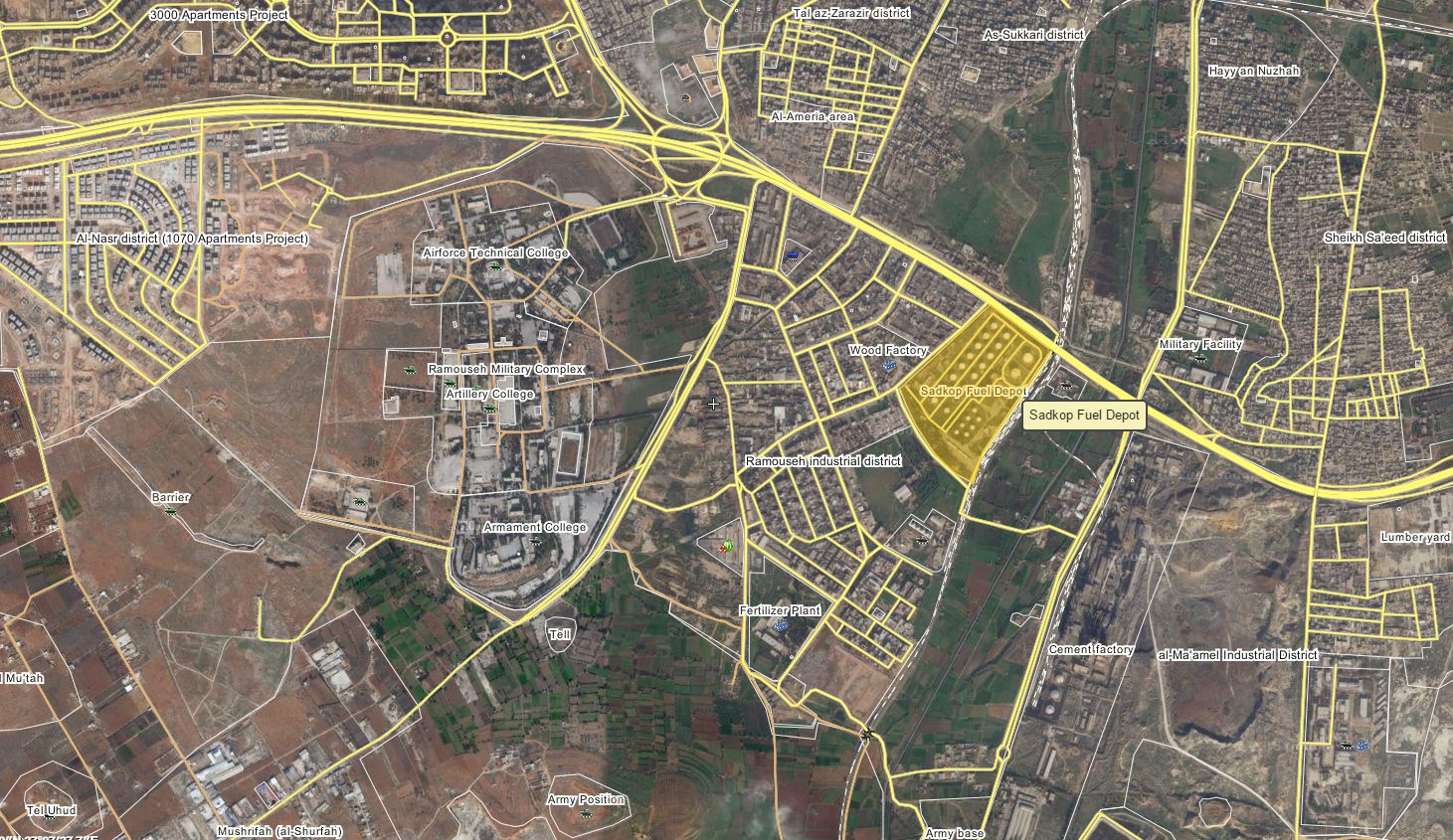 Overview of Military Situation in Aleppo City on August 11