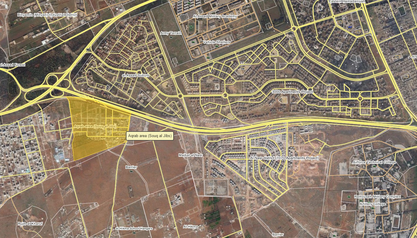 Overview of Military Situation in Aleppo City on August 11
