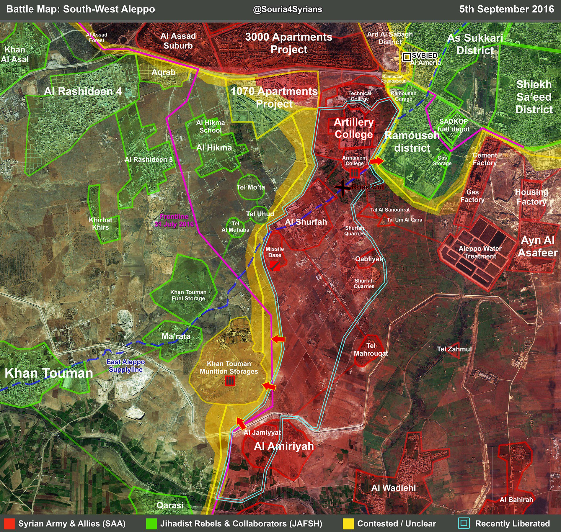 Overview of Military Situation in Syria on September 6