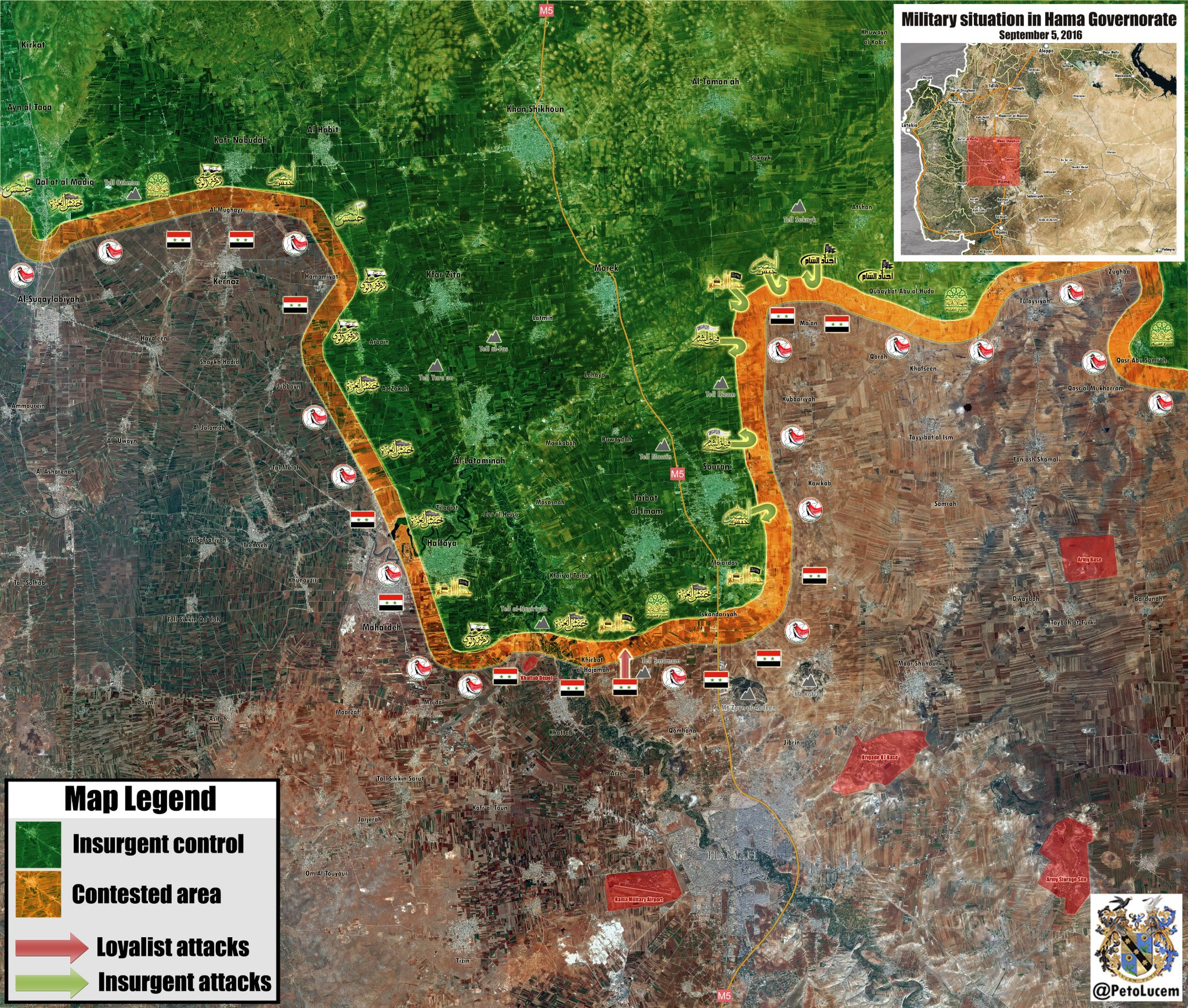 Overview of Military Situation in Syria on September 6