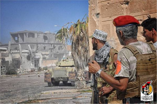 ISIS Terrorists Are Blocked in 2 Quarters of Sirte City (Photos)