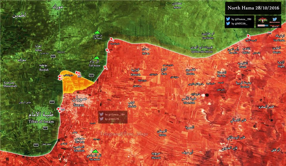 Syrian Army Captures New Points in Northern Hama