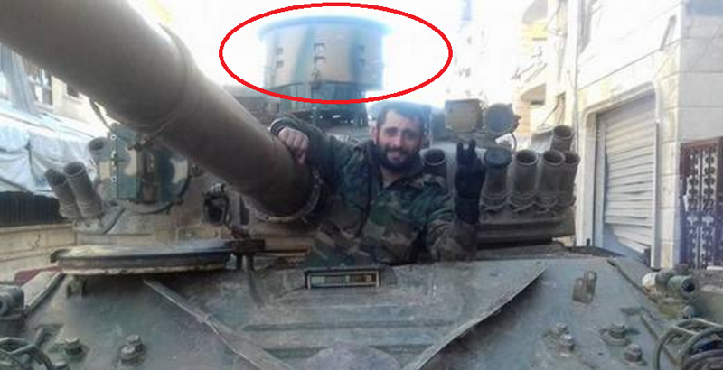 New Anti-Missile Electrooptic Devices Spotted on Syrian Tanks (Photos)