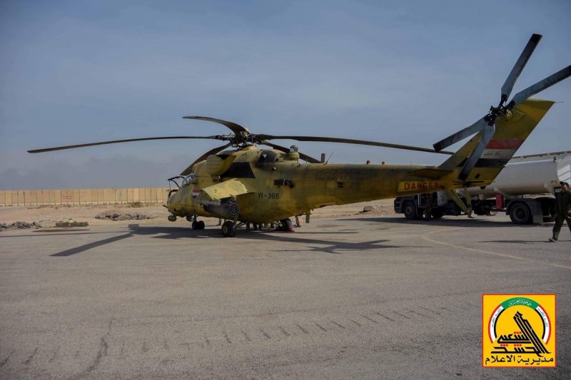 Iraqi Forces' Mi-35 Helicopters Pound ISIS near Mosul - Photo Report