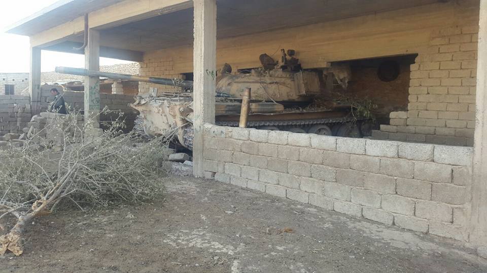 Iraqi Army Seized Syrian T-55 Battle Tank near Mosul (Photos)