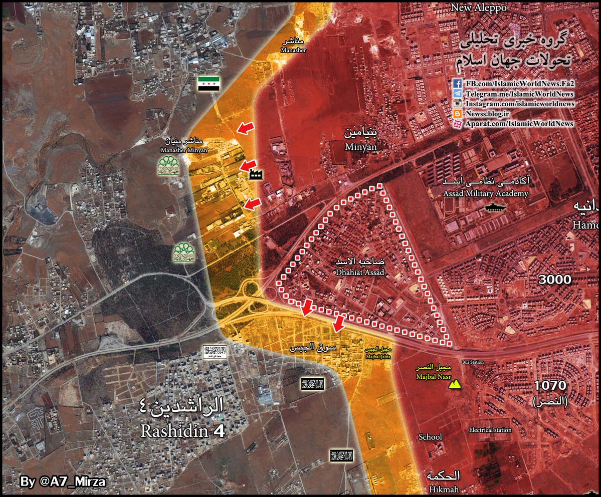 Overview of Military Situation in Aleppo City on November 12, 2016: Govt Forces Liberate More Areas in Western Aleppo