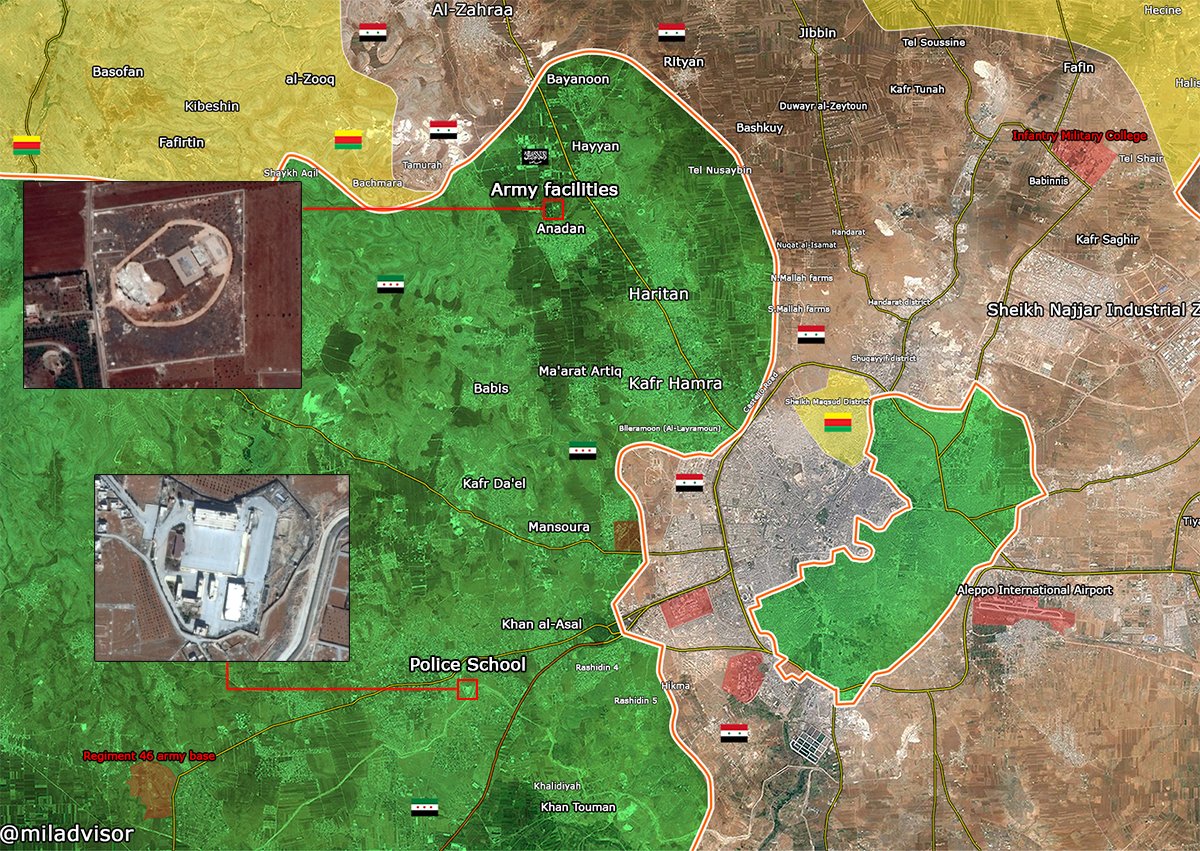 Overview of Military Situation in Aleppo City on November 21, 2016