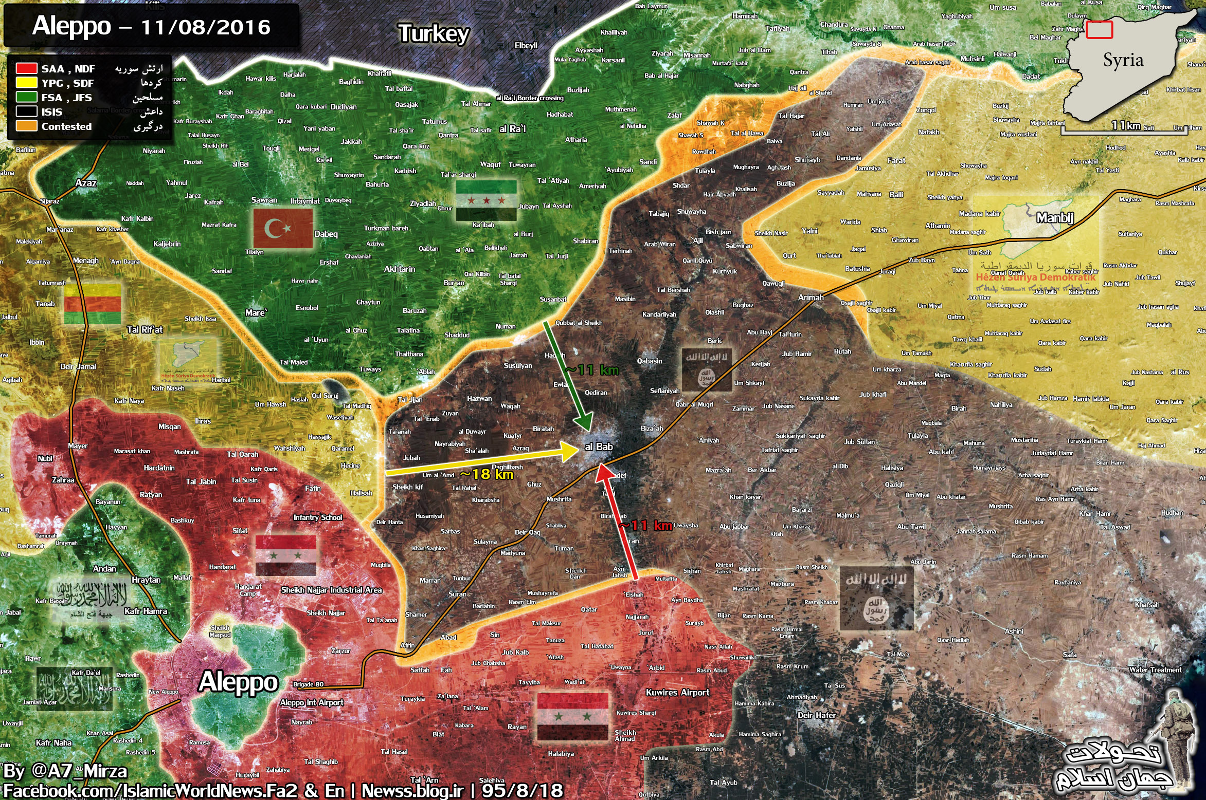 Race for Al-Bab and Military Situation in Northern Syria