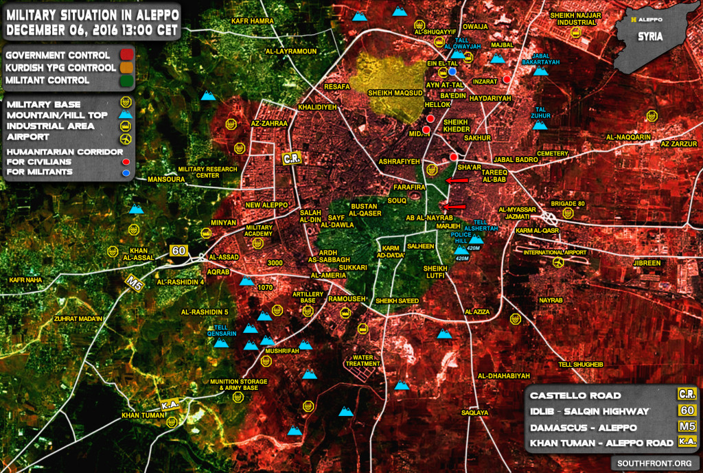 Syrian Army Liberates al-Shair Neighborhood Of Aleppo City - Reports