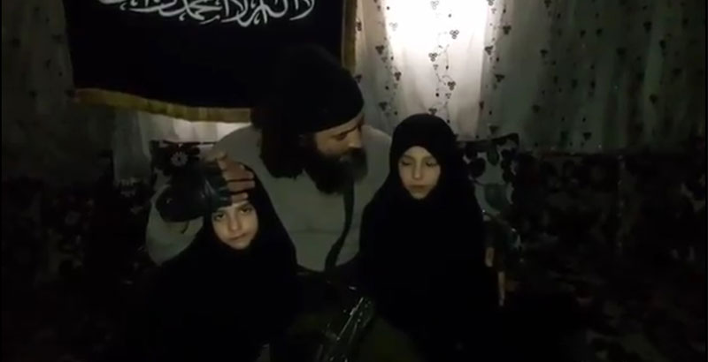 Al-Nusra Terrorist Sent His Kids to Blow Themselves Up in Damascus (Video)