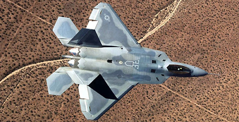 American F-22 Raptor Fighter Jets Lose Anti-Radar Coating in Syria