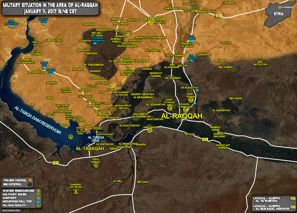 YPG Units Encircle Batch Of ISIS-Held Villages Northwest Of Al-Raqqah