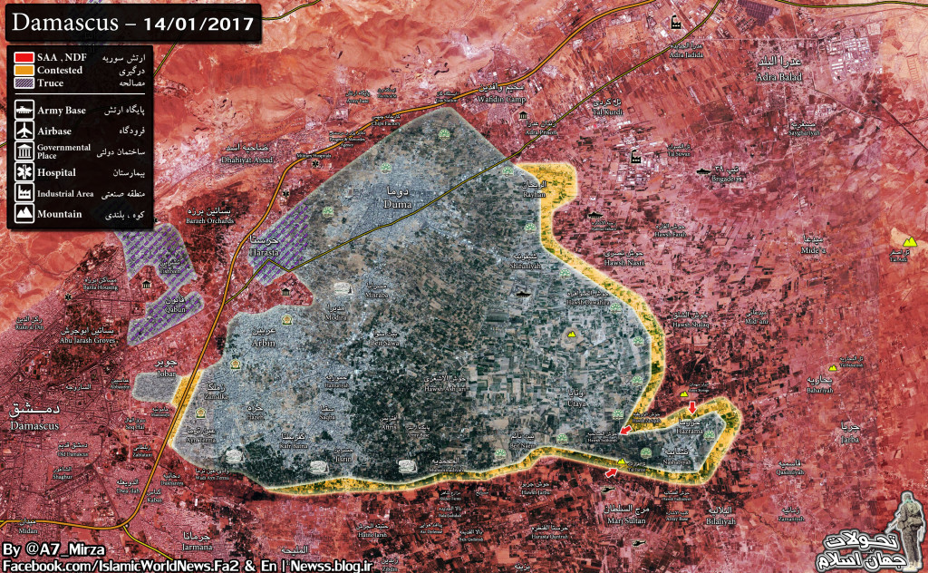 Government Forces Advancing On Militant Strongholds In Eastern Ghouta