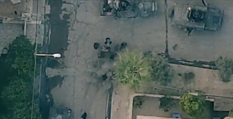 ISIS Publishes Footage of Aerial Attack on Iraqi Servicemen in Mosul (Video)