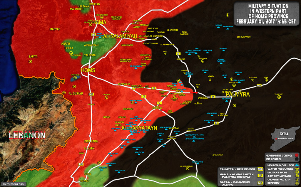 Syrian Army Liberates Another Village From ISIS In Eastern Homs (Map Update)