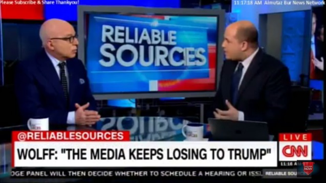 Media Turning On Itself: USAToday's Wolff Slams CNN's Stelter As "Ridiculous, Self-Righteous Figure"