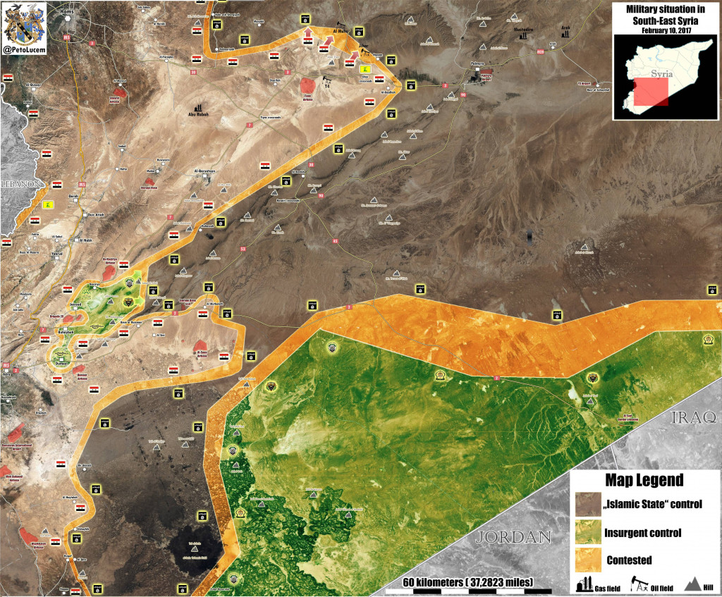 A General Look At The Military Situation In Southeastern Syria (Map Update)