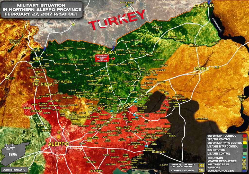 Syrian Government Forces Reach Kurdish YPG Frontline In Aleppo Province (Map Update)