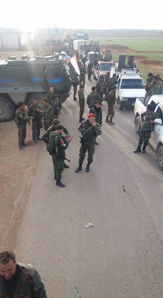 Many Syrian, Russian Troops Enter YPG-Held Areas West Of Manbij (Photo, Video)