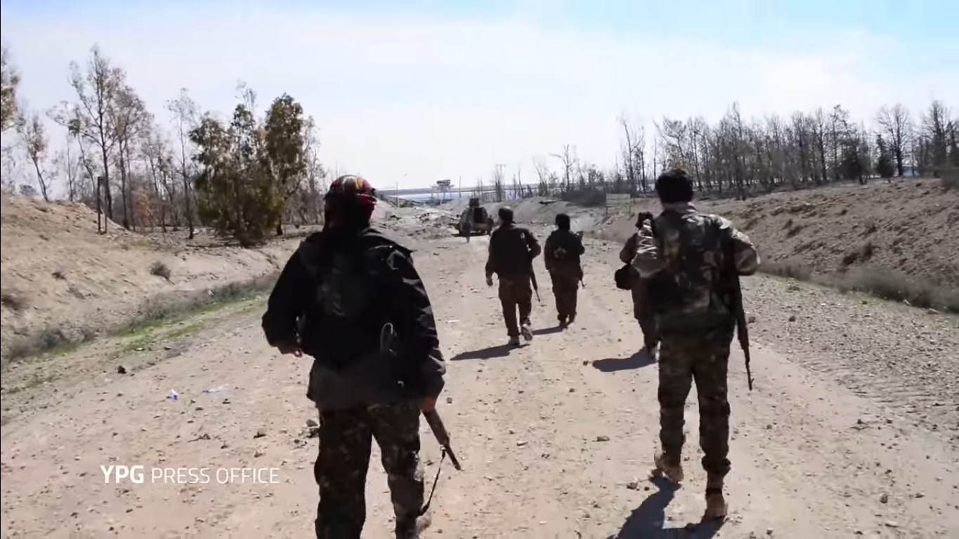 YPG Released First Video From Tabqa Dam Area In Raqqah Province
