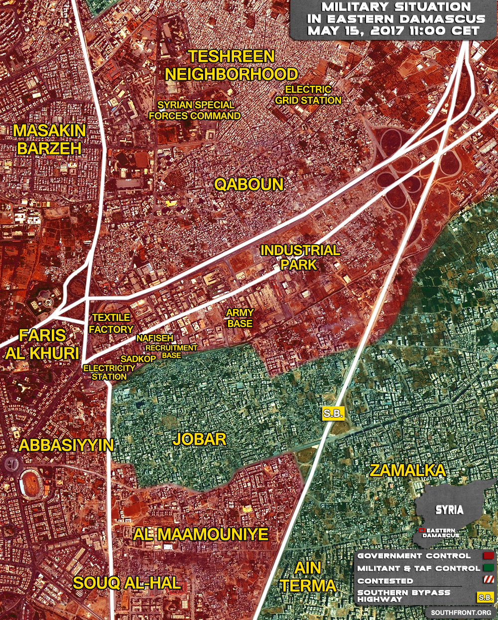Military Situation In Eastern Damascus After Liberation Of Qaboun And Tishreen