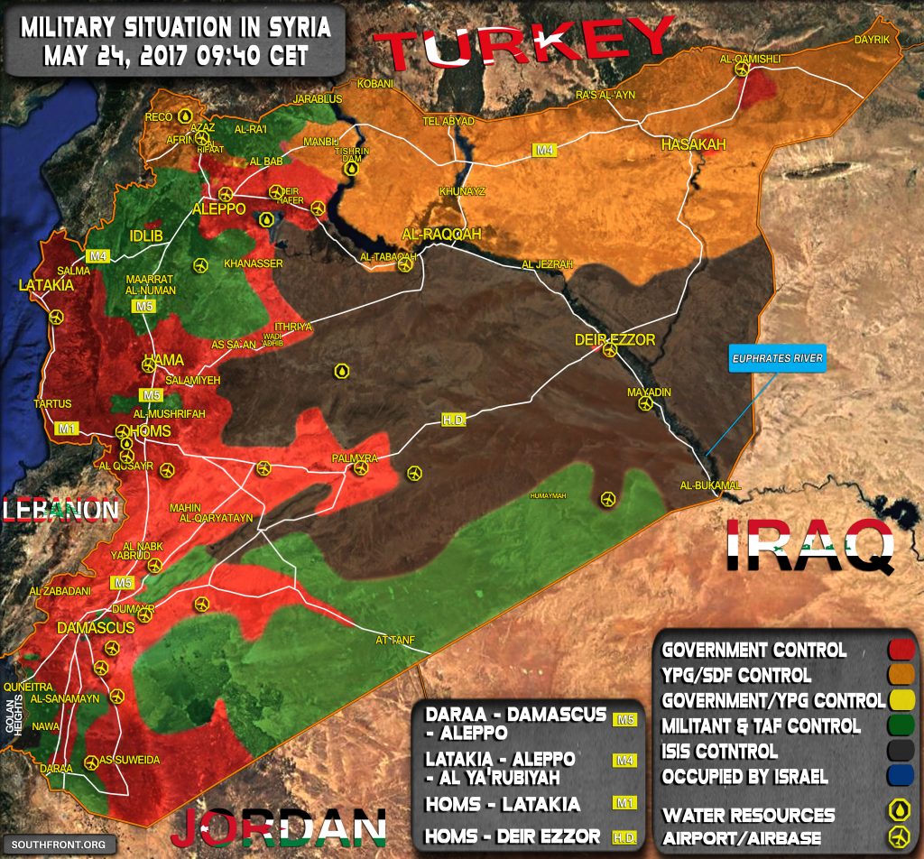 Results of Russian Military Campaign in Syria: October 21, 2016 – May 24, 2017