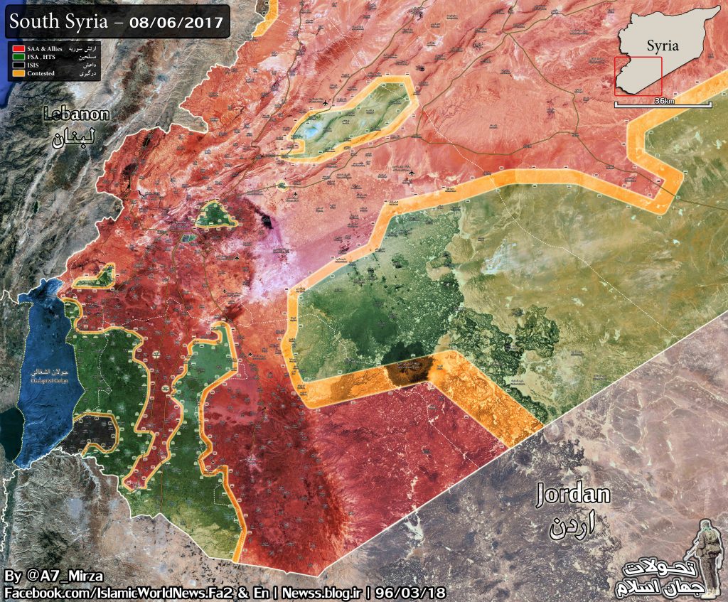 US-Backed Forces Attacking Syrian Army In Damascus Desert (Map, Videos)