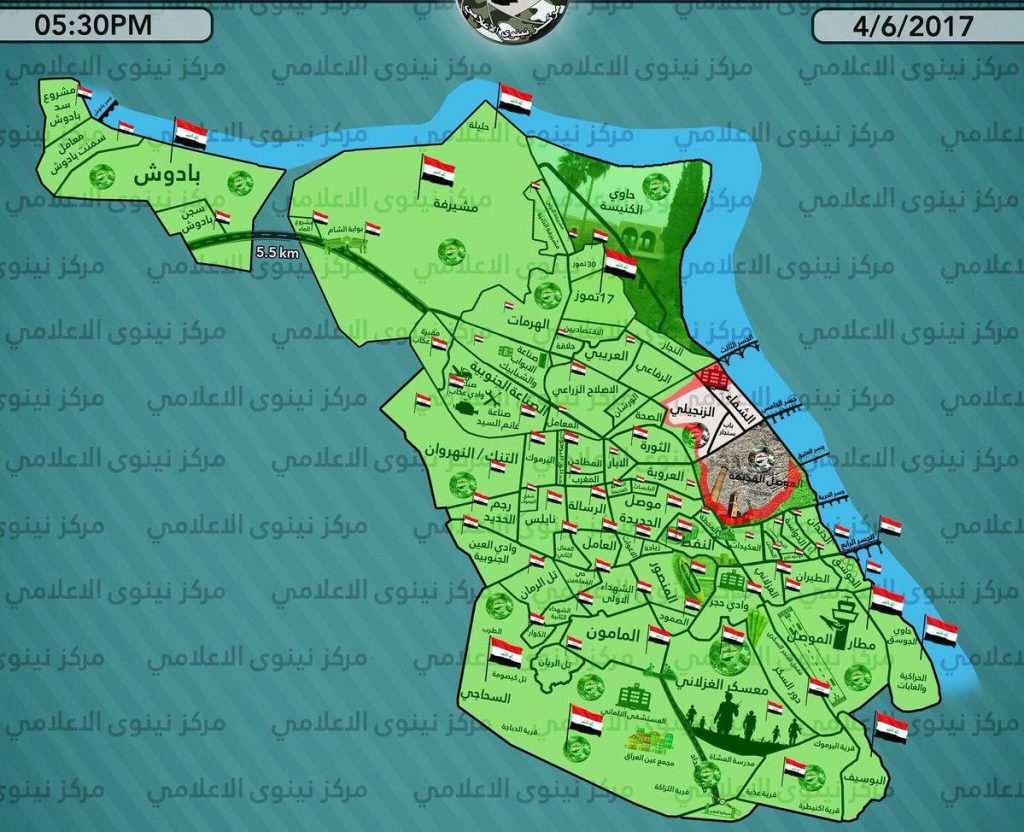 ISIS Counter-Attacks In Mosul. PMU Advances Near Syrian Border (Photos, Map)