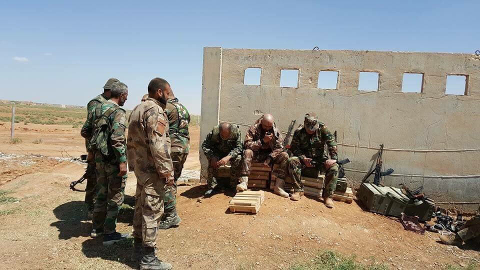 Photos: Government Troops In Recently Liberated Sabkah Area In Southern Raqqah Countryside