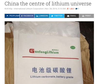 More American Troops to Afghanistan, To Keep the Chinese Out? Lithium and the Battle for Afghanistan’s Mineral Riches