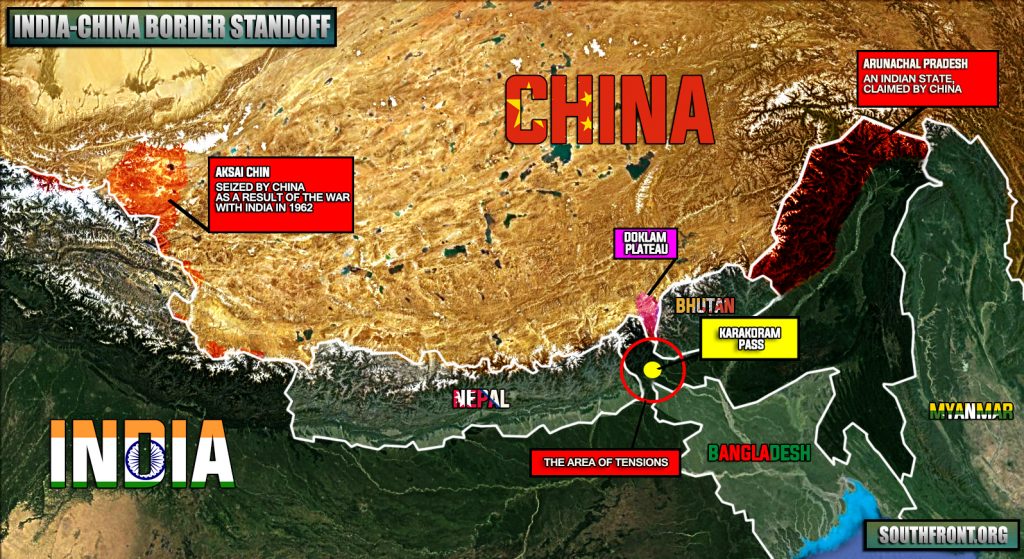 Doklam Plateau: India-China Border Standoff (Map)