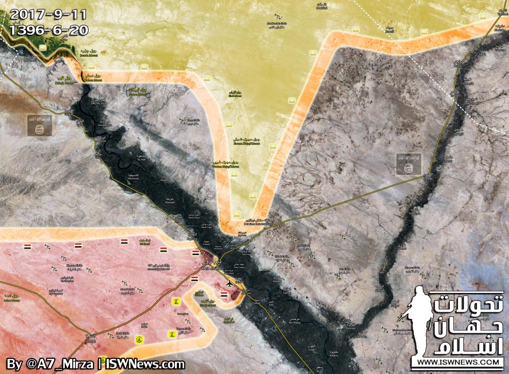 ISIS Launches Counter-Attack In Attempt To Push US-backed Forces From Deir Ezzor City (Map)