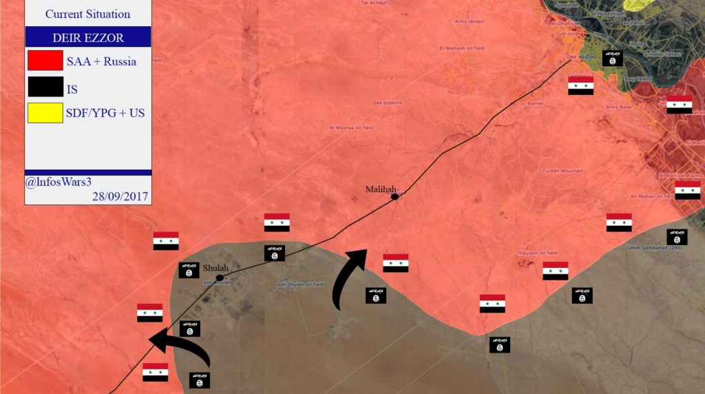 Syrian Army Retreats From Shulah Village On Deir Ezzor-Palmyra Highway (Map)