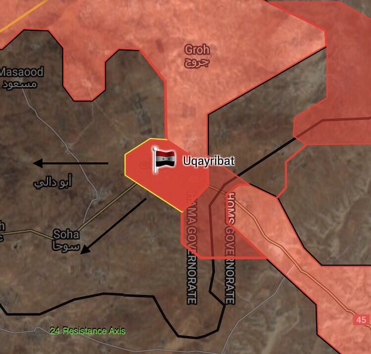 Army Repels Large ISIS Counter-Attack In Uqayribat, Secures Town (Maps)