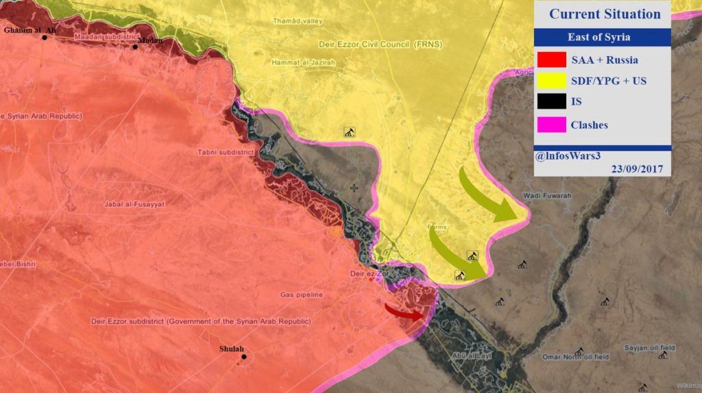 Maps: Military Situation In Deir Ezzor Countryside Following Syrian Army Advance On Maadan